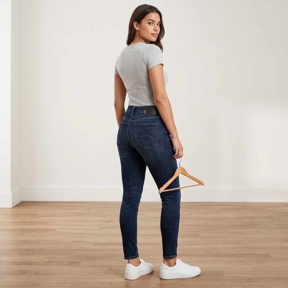 American Eagle Ne(x)t Level Flex Skinny Jeans Dark Wash Indigo Women 1.5.6